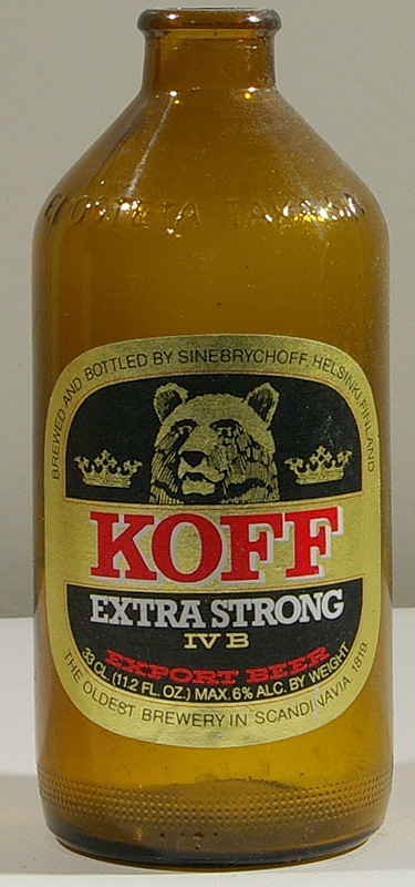 Koff Extra Strong Export bottle by Sinebrychoff 