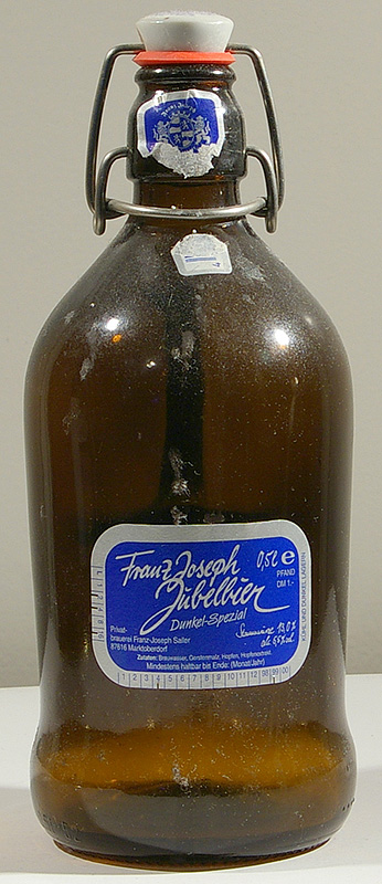 Franz Joseph Jubelibier Dunkel-Spezial bottle by Privat-Brauerei Franz-Joseph Sailer 