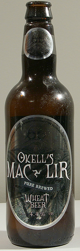 Okell's Mac Lir Wheat Beer bottle by Okell's & Sons LTD Falcon Brewery 