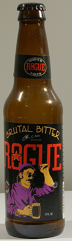 Rogue Brutal Bitter bottle by Oregon Brewing Company 