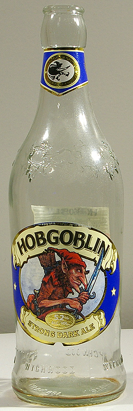 Hobgoblin bottle by Wychwood Brewery 
