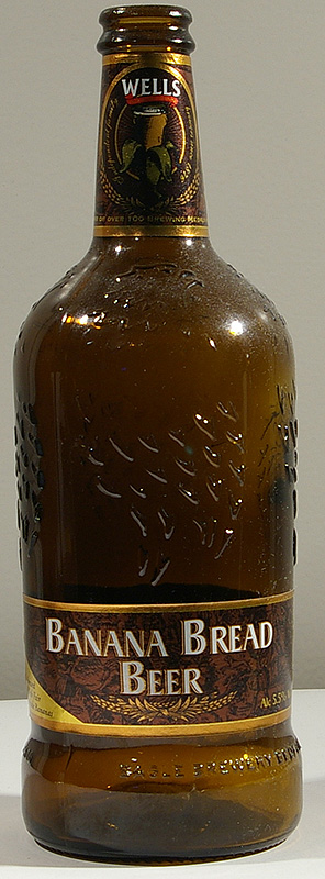 Banana Bread Beer bottle by Charles Wells' Eagle Brewery 