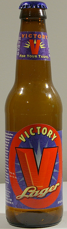 Victory Lager bottle by Victory Brewing Company 