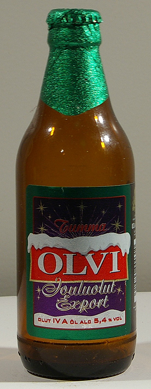 Olvi Tumma Jouluolut Export bottle by Olvi 