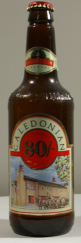 Caledonian 80 (label 1999) bottle by Caledonian Brewing Co 