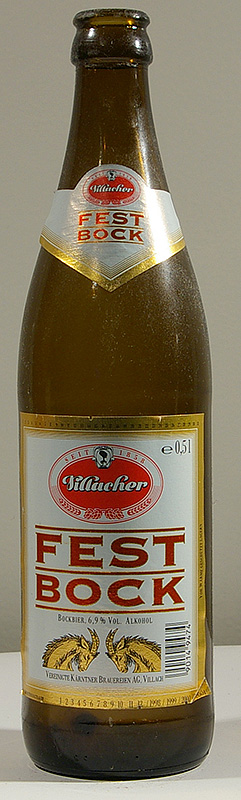Fest Bock bottle by Vereinigte Kärntner Brauereien Ag 