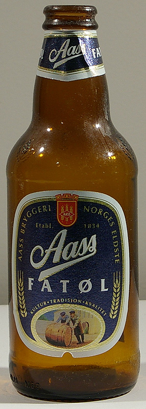 Aass Fatøl bottle by Aass Bryggeri 