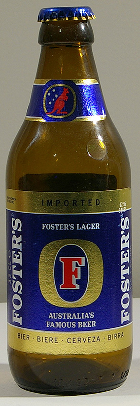 Foster's Lager bottle by Carlton & United Breweries Ldt. 