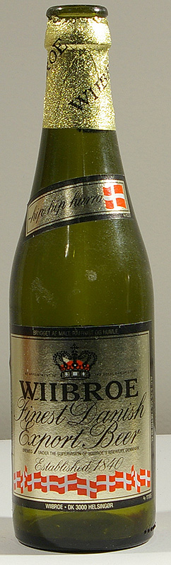 Wiibroe Export bottle by Wiibroes Bryggeri 