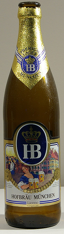 HB bottle by Dreher Sörgyarck Rt 