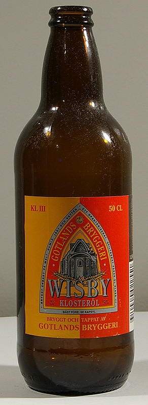 Wisby Klosteröl bottle by Gotlands Bryggeri 