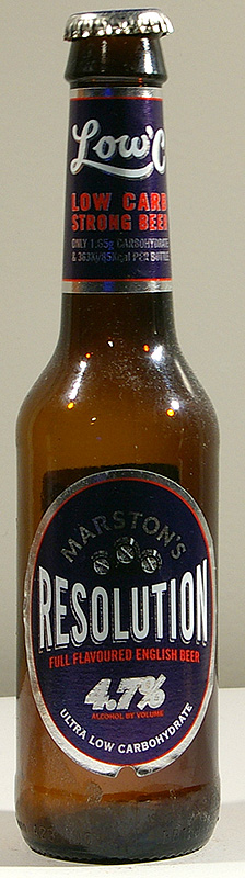 Marston Resolution bottle by Marston,Thompson and Evershed 