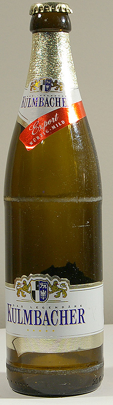 Kulmbacher Export bottle by Kulmbacher Braurei 