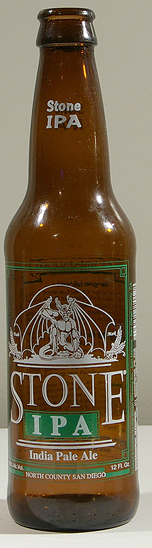 Stone IPA bottle by Stone Brewing Company 