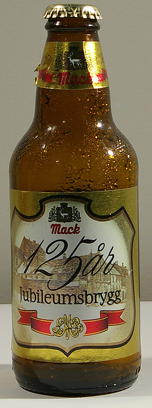 Mack 125år jubileumsbrygg bottle by Macks ølbryggeri 
