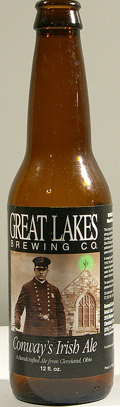 Great Lakes Conway's Irish Ale bottle by The Great Lakes Brewing Company 