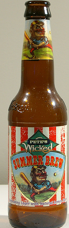 Pete's Wicked Summer Brew bottle by Pete's Brewing Co 