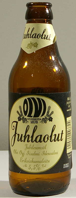 Olvi Juhlaolut bottle by Olvi 