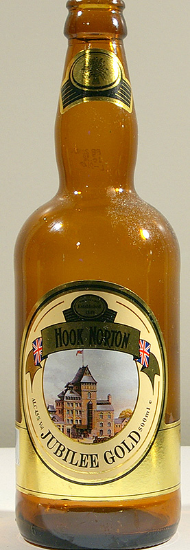Hook Norton Jubilee Gold bottle by Hook Norton Brewery 