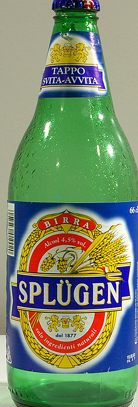 Splugen bottle by Carlsberg Italia 