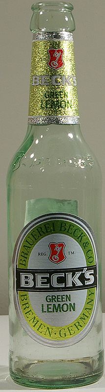 Beck's Green Lemon bottle by Beck's 