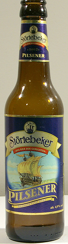 Störtebeker Pilsener bottle by Stralsunder Brauerei 