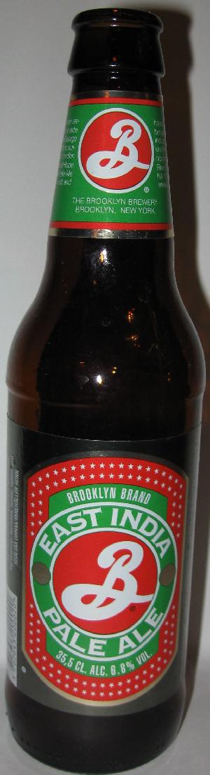 East India Pale Ale bottle by Brooklyn Brewery 