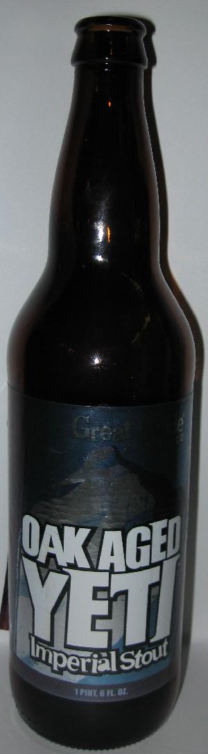 Oak Aged Yeti Imperial Stout bottle by Great Divide Brewing co 