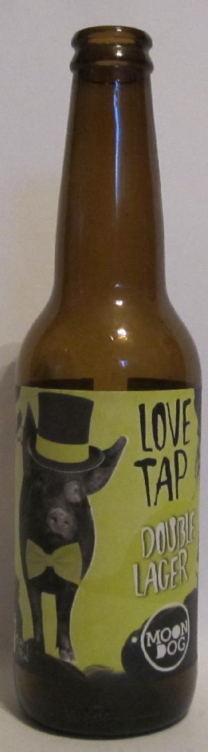 Love Tap Double Lager bottle by Moon Dog Brewing 