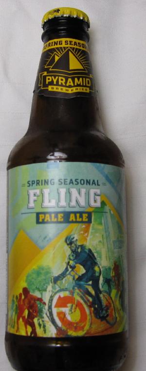 Fling Pale Ale bottle by Pyramid Breweries 