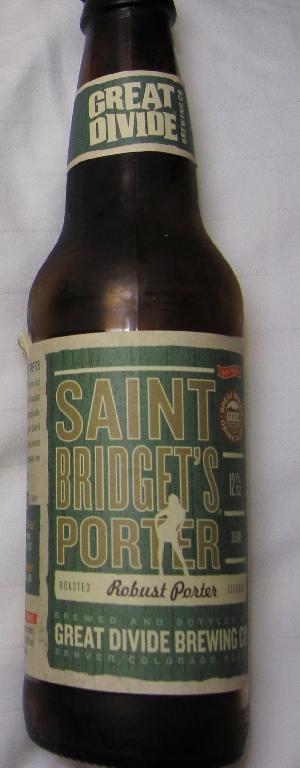 Saint Bridget's Porter bottle by Great Divide Brewing co 