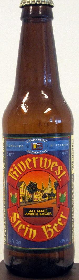 Riverwest Stein Beer bottle by Lakefront Brewery 