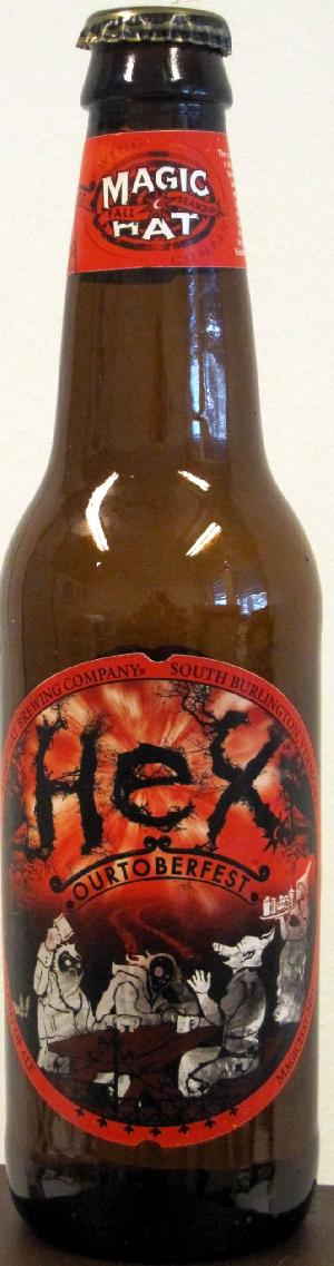 Hex Ourtoberfest bottle by Magic Hat Brewing Company 