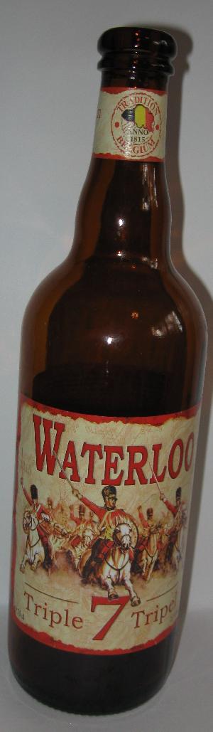 Waterloo Triple 7 bottle by Brasserie du Bocq 