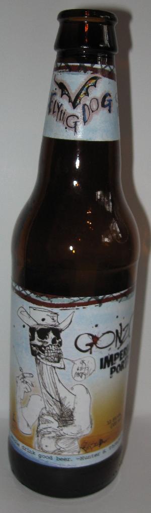 Gonzo Imperial Porter bottle by Flying Dog Brewery 