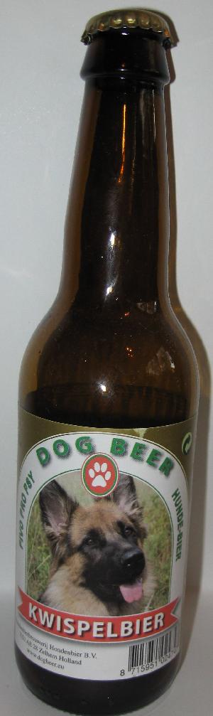 Kwispelbier Dog Beer bottle by Hondenbierbrowwerij Hondenbier 