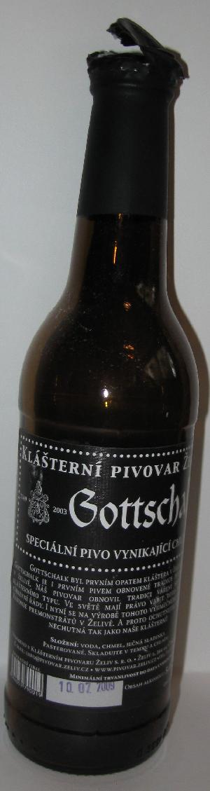 Gottschalk Želiv bottle by Klášterní Pivovar Želiv 