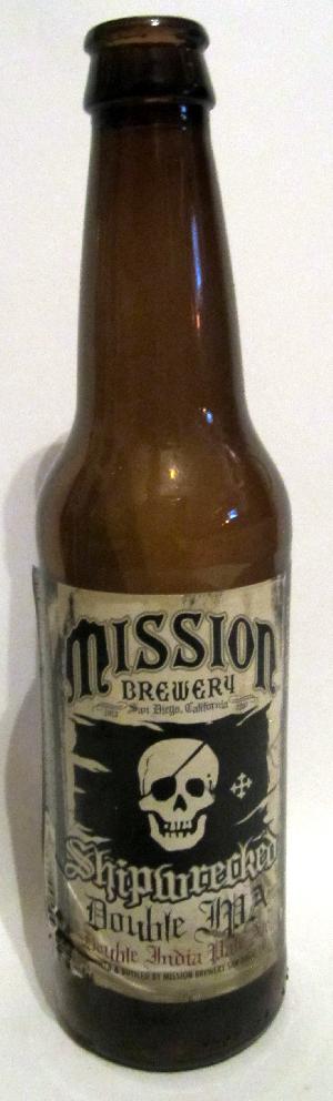 Shipwrecked Double IPA bottle by Mission Brewery 