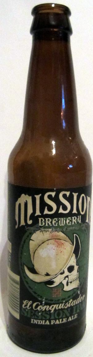 El Conquistador bottle by Mission Brewery 