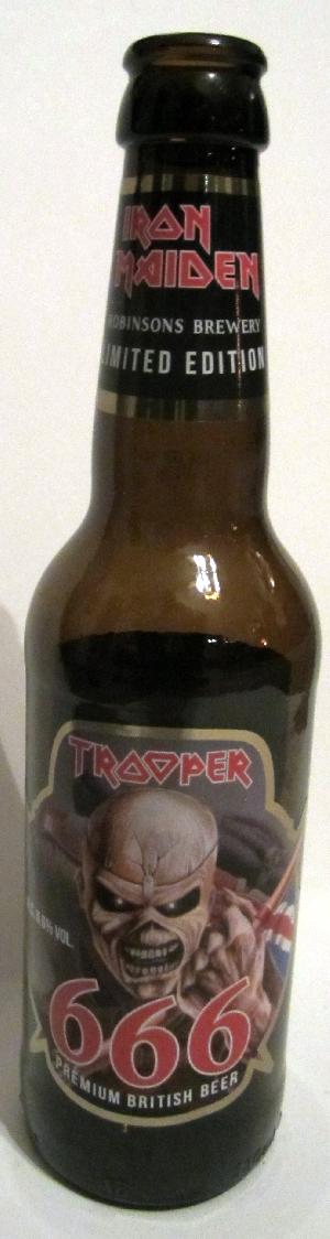 Trooper 666 bottle by Frederic Robinson Limited 