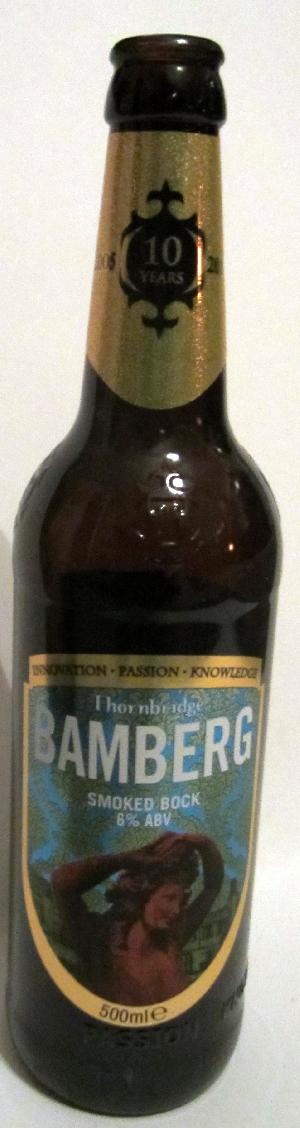 Bamberg bottle by Thornbridge Brewery 