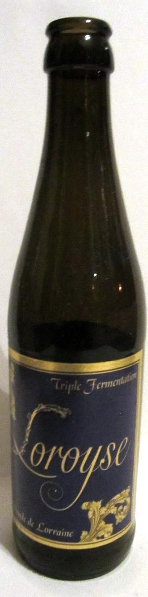 Loroyse Biere Blonde bottle by Les Brasseurs de Lorraine 