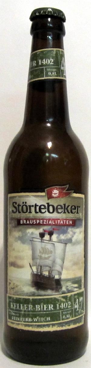 Störtebeker Kellerbier 1402 bottle by Störtebeker Braumanufaktur 