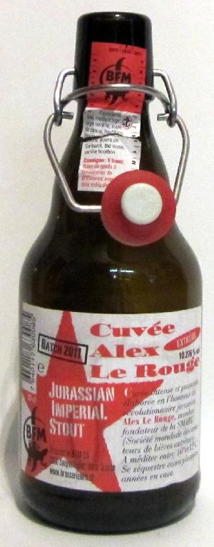 Cuvee Alex Le Rouge 2011 bottle by BFM Brasserie Des Franches-Montagnes 