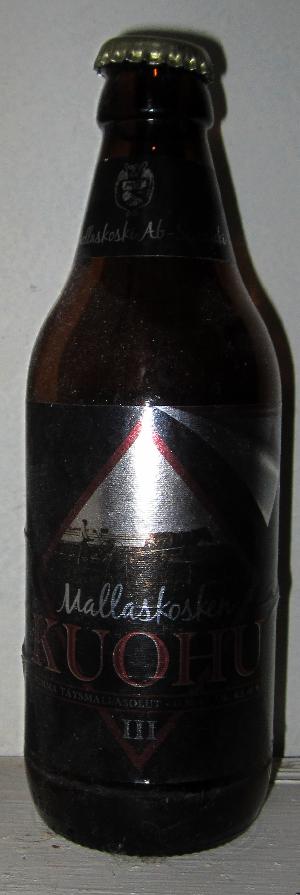 Kuohu III bottle by Mallaskosken tehtaat Oy 