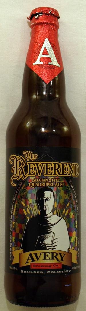 The Reverend bottle by Avery Brewing Co 