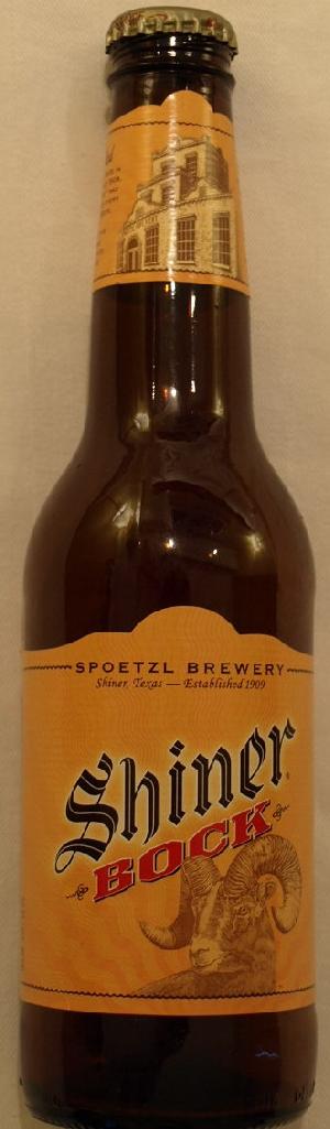 Shiner Bock bottle by Spoetzl Brewery 