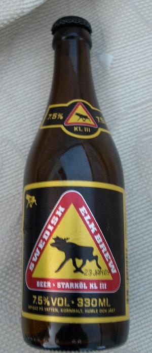 Swedish Elk Brew bottle by Kopparbergs Bryggeri 