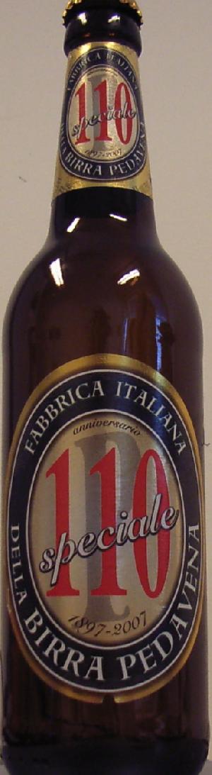 110 Speciale bottle by Pedavena 