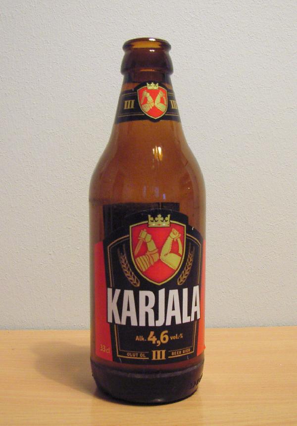 Karjala III, (new label) bottle by Hartwall 